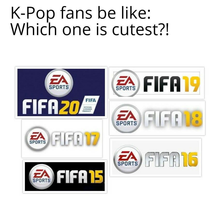 K-Pop fans be like: Which one is cutest?!