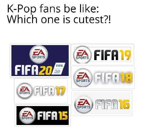 K-Pop fans be like: Which one is cutest?!