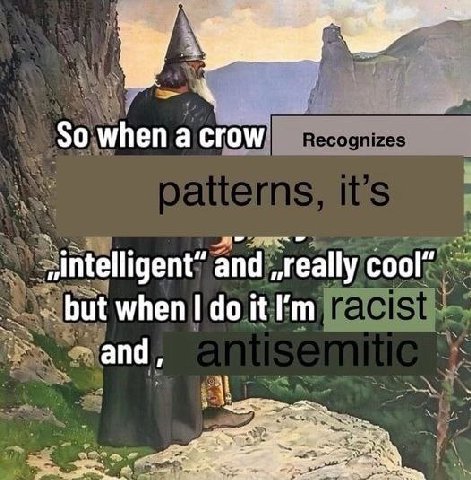 So when а crow and „геаНу cool” but when it and