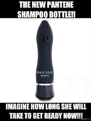 THE NEW РАМТЕМЕ SHAMPOO BOTTLE! IMAGINE HOW LONG SHE WILL TAKE TO GET READY NOW!