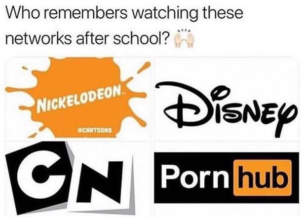 Who remembers watching these networks after school?