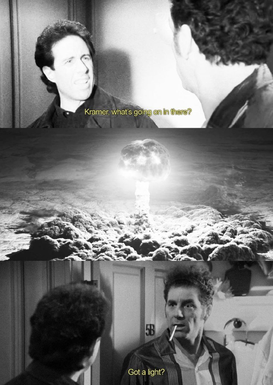 Kramer, what's Got a lignt?
