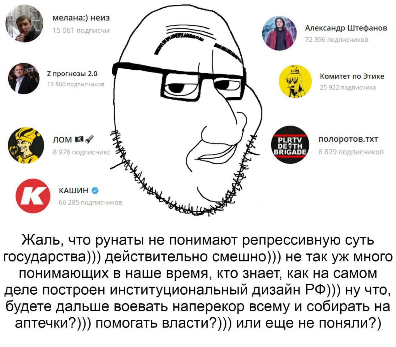 i мелана:) неиз, Александр Штефанов [7 2 прогнозы 2.0 Комитет no Этике 64 лом полоротов.тхт ОЕЗТН BRIGADE, KALUUH Жаль, что рунаты не понимают репрессивную суть государства))) действительно смешно))) 