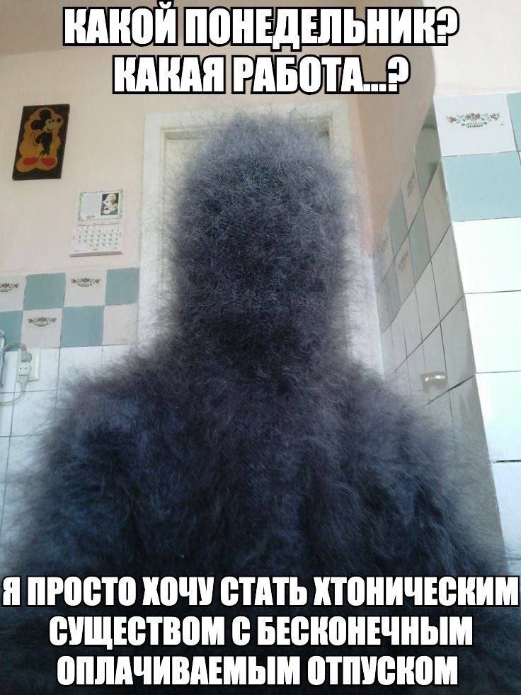 КАКАЯ РАБОТА...2 Я ПРОСТО ХОЧУ СТАТЬ ХТОНИЧЕСКИМ СУЩЕСТВОМ С БЕСКОНЕЧНЫМ ОПЛАЧИВАЕМЫМ ОТПУСКОМ