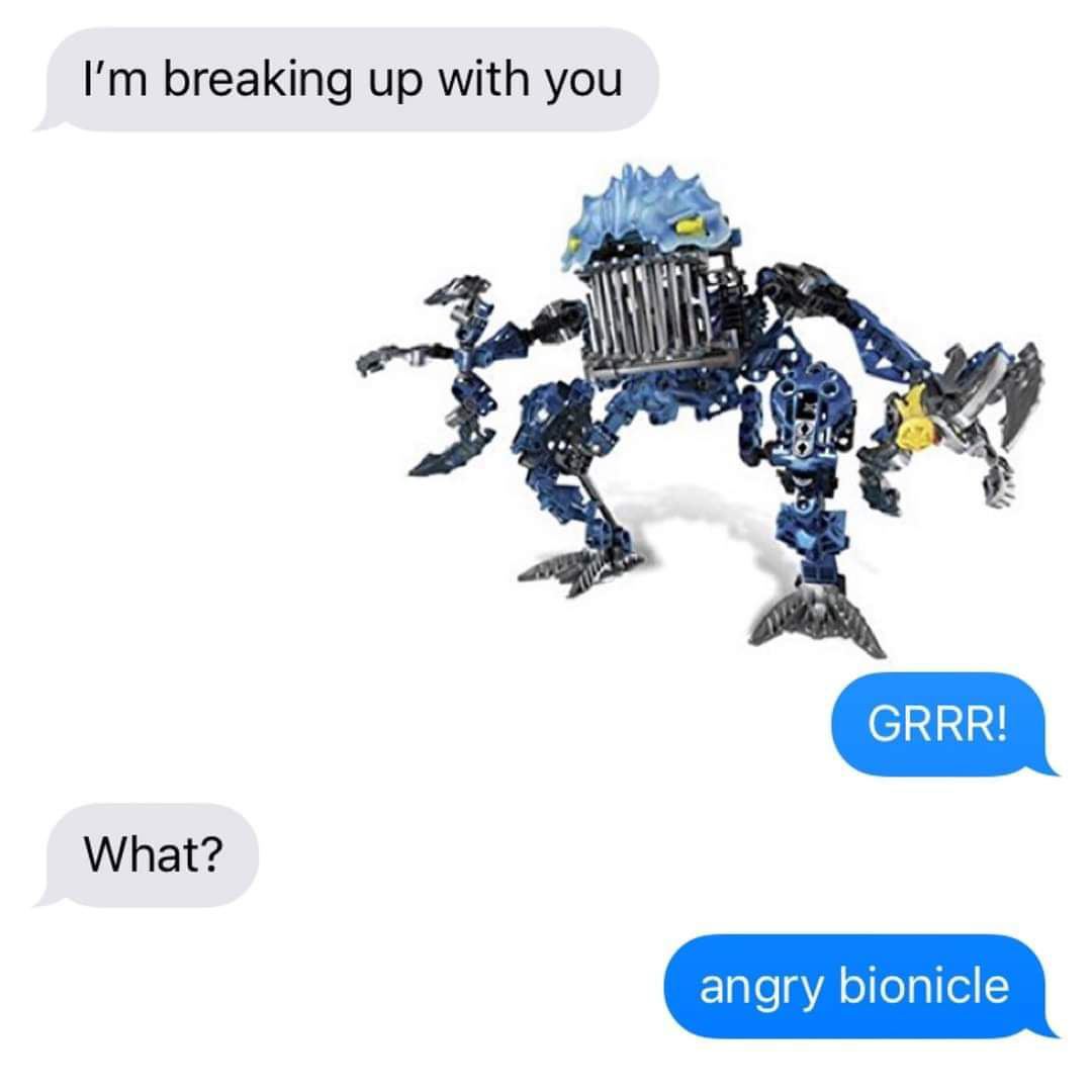 breaking up with you What?