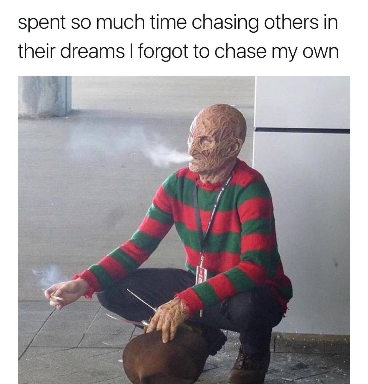 spent so much time chasing others in their dreams forgot to chase my own