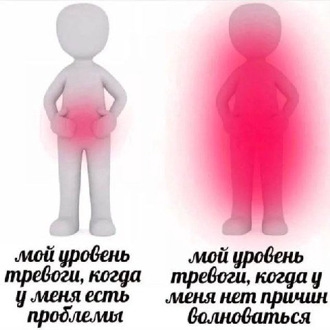уровень мой уровень тревоги, когда тревоги, когда у меня меня нет причин продлемы волноваться