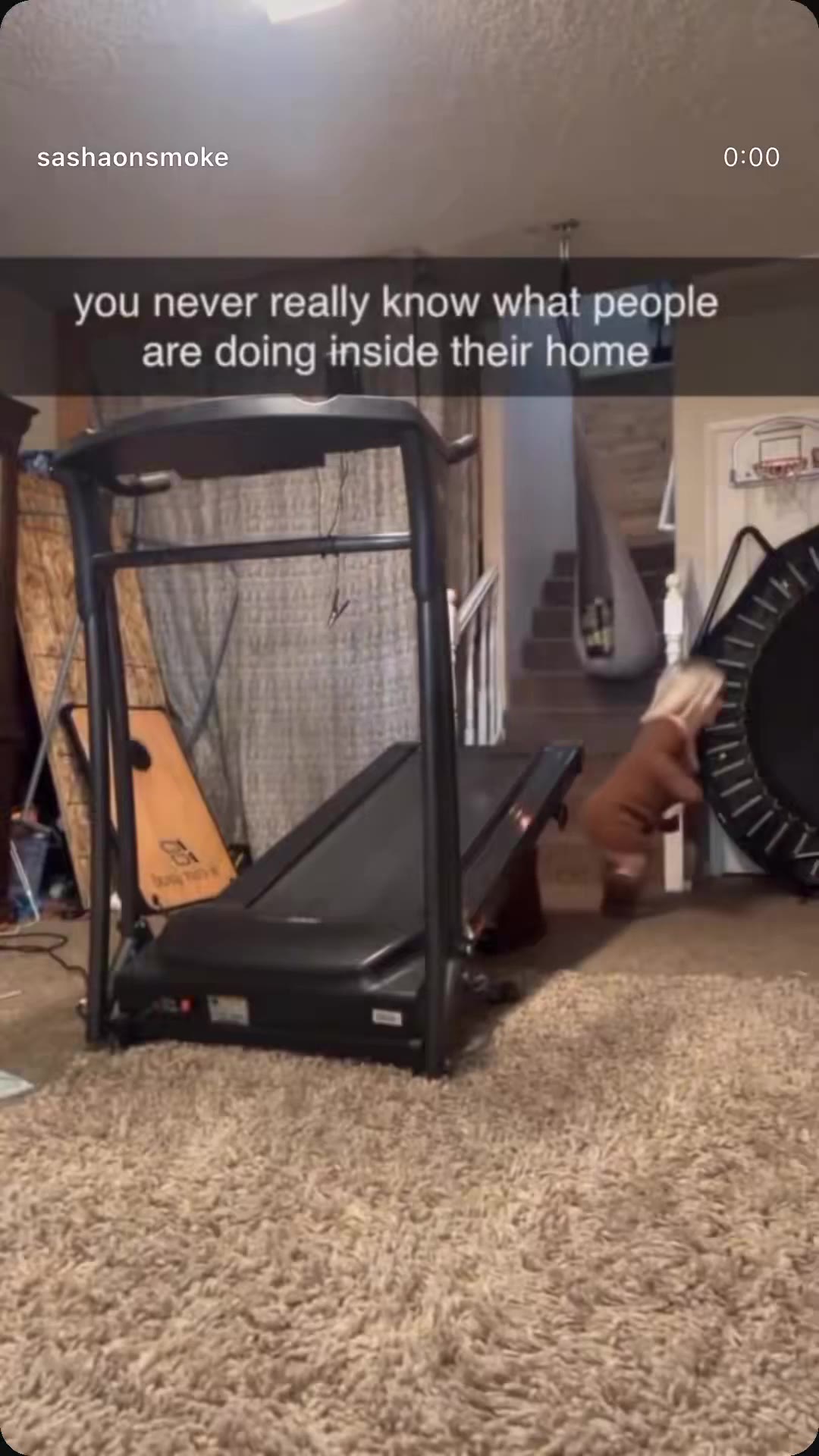 you never really know what people are doing inside their home