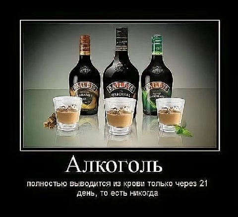 1 4 Алкоголь полностью выводится из крови только через 21 день, то есть никогда