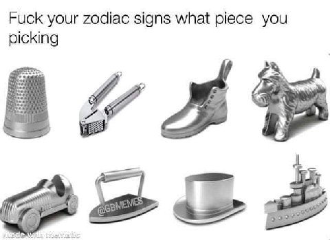 Fuck your zodiac signs what piece you picking 4
