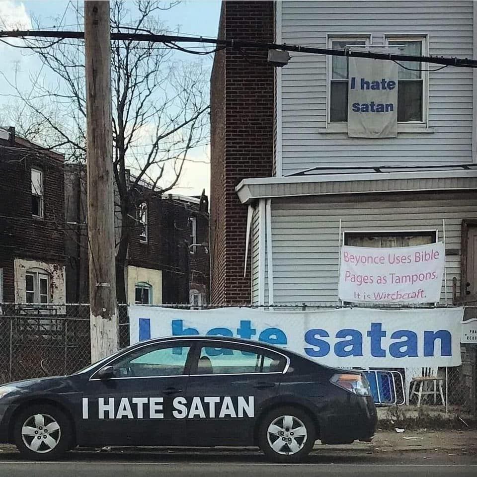 уопсе Uses Bible Pages as Tampons. is sata SATAN