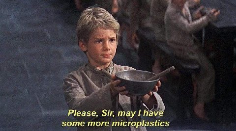 Please, Sir, may have some more microplastics