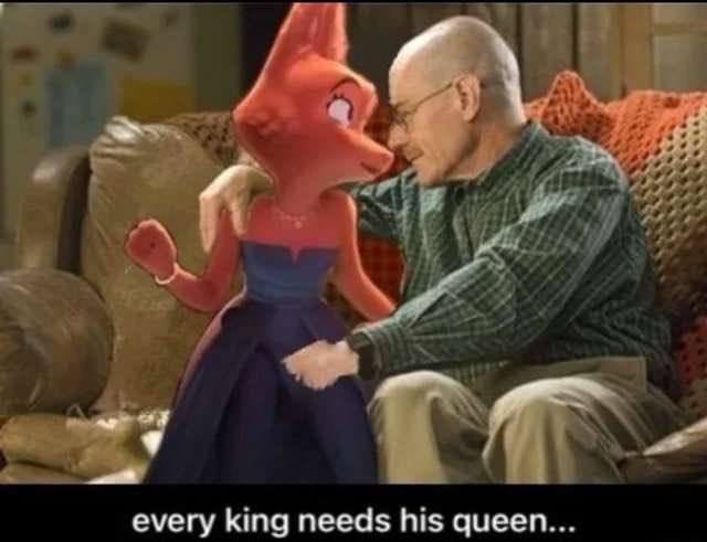 every king needs his queen...