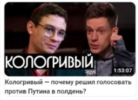 КОЛОГРИВЫЙ Кологривый почему решил голосовать против Путина в полдень?