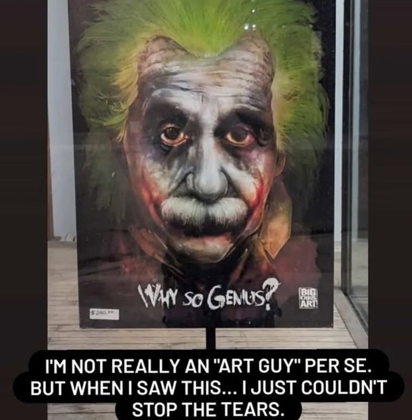 WAY so NOT REALLY AN "ART GUY" PER BUT WHEN SAW THIS... JUST COULDN'T STOP ТНЕ ТЕАВ$.