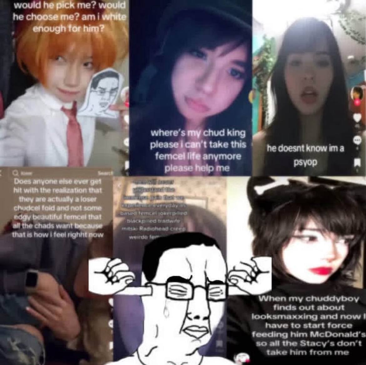 would me? wher ichud king реа take this he doesnt know a anymore psyop at in the chads that is how 4 When my chuddyboy finds out about looksmaxxing and now have to start force feeding all the don't ta
