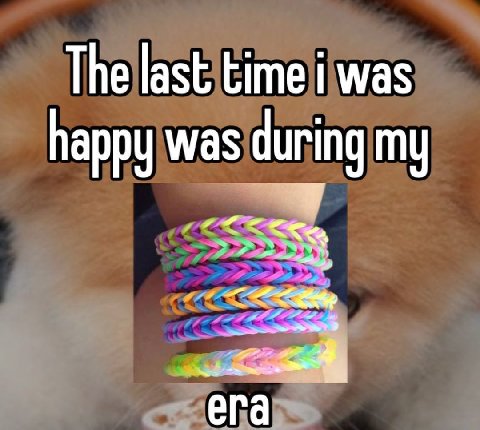 The last time i was happy was during my ега