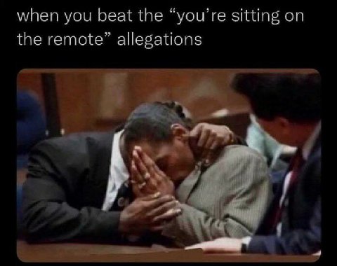 when you beat the “you sitting on the allegations
