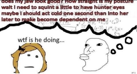 wait need to squint-a little to have hunter eyes maybe should act second than Into her later to make become wtf is he doing... А о\