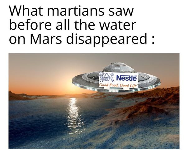 What martians saw before all the water on Mars disappeared on мезне Food, С Life’
