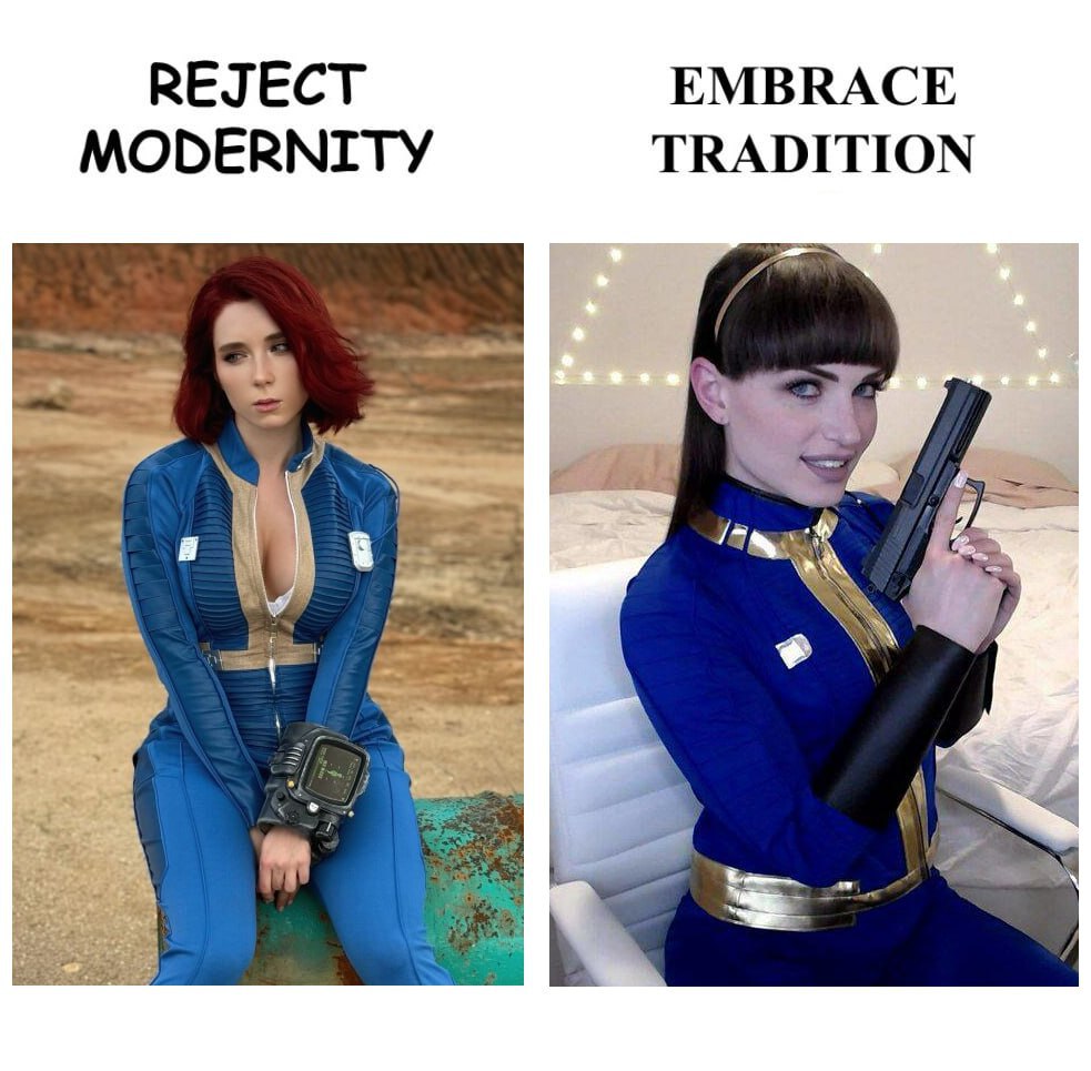 REJECT EMBRACE MODERNITY TRADITION