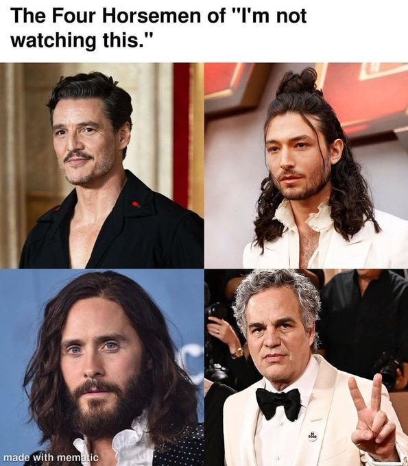 The Four Horsemen of not watching this.” у with