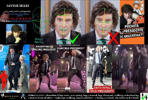 JAVIER MILEI you're imposter ARGENTINA?! DANCING PRESIDENT DANCING PRESIDENT if у 7 с мою EXITO ТОТАЕ MILE! PRESIDENTE GAIT: Shoulder hip twist, arm swing, legs crossed, legs diamond, walking as broke
