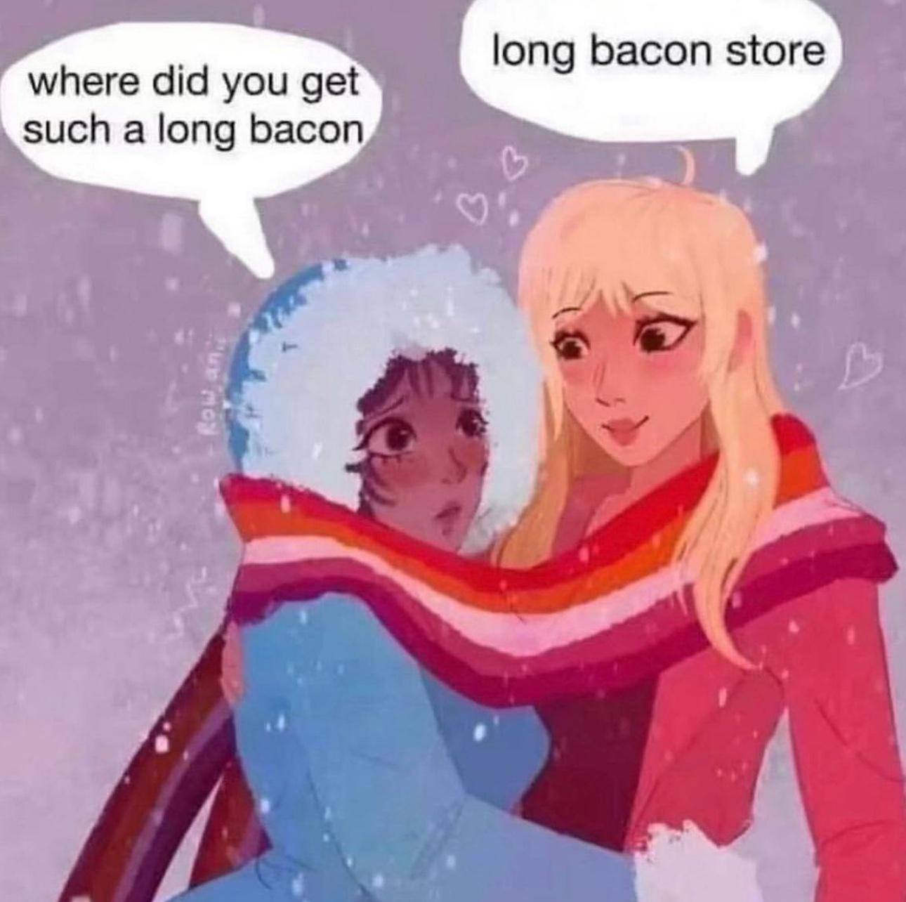 long bacon store where did you get 9 such a long bacon