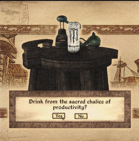 4 3 Drink from the sacred chalice of productivity? 5