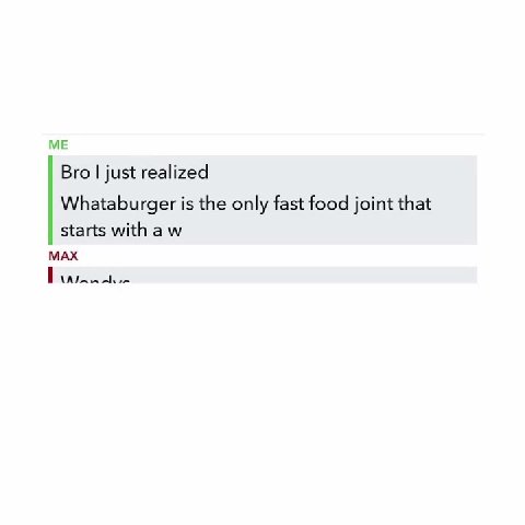 Whataburger is the only fast food joint that