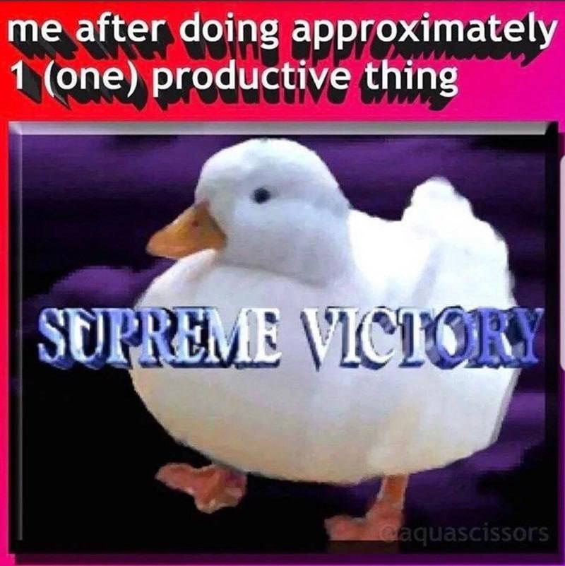 me after doing approximately 1 (one) productive thing
