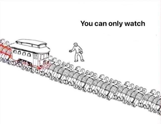 You can only watch
