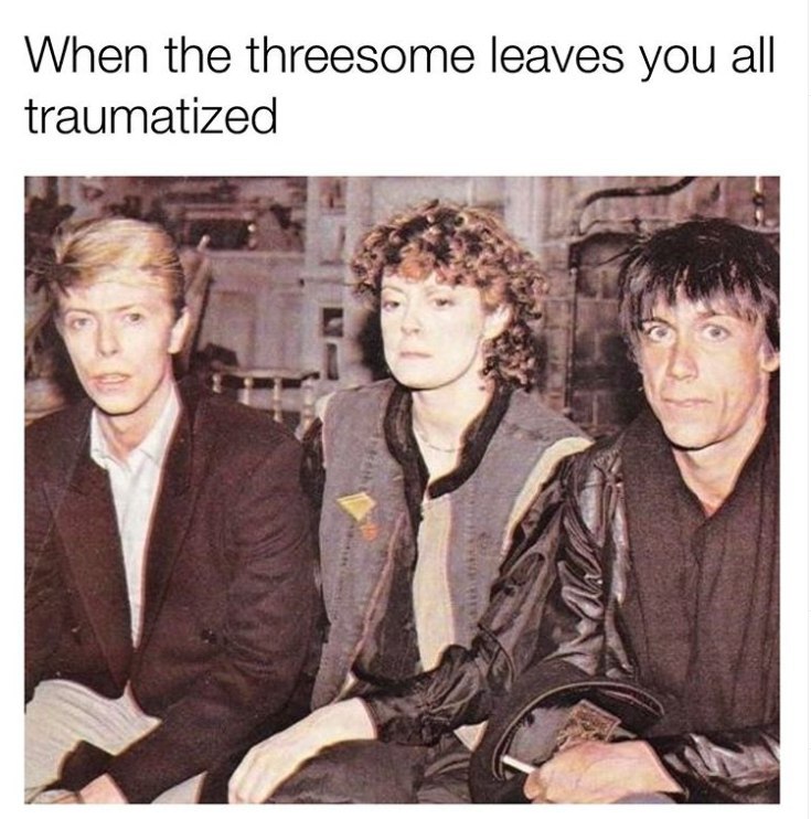 When the threesome leaves you а! traumatized