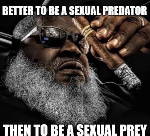 BETTER ТО BEA SEKUA PREDATOR THEN ТО РЕД PREY