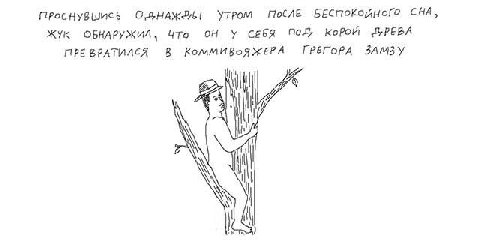ПослЕ БЕСПОКОЙНОГО CHA, Жук ОН У СЕБЯ По Корой ОБНАРУЖИЛ, ЧТо ПРЕ ВРАТИЛСЯ ЖЕРА ГРЕГОРА