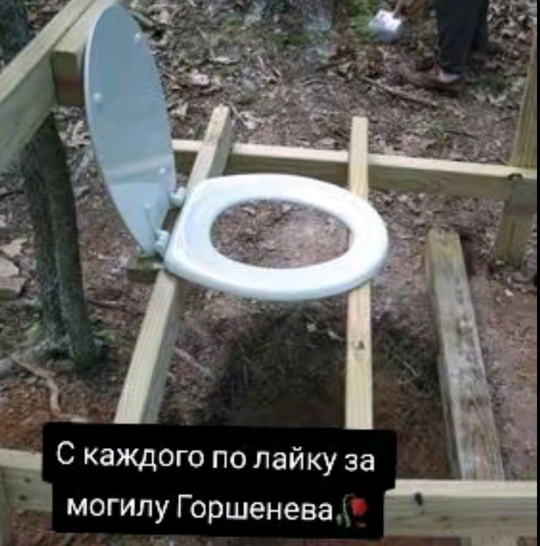 С каждого по лайку за могилу Горшенева