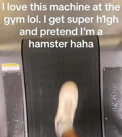 love this machine at the gym lol. get super and pretend а hamster haha