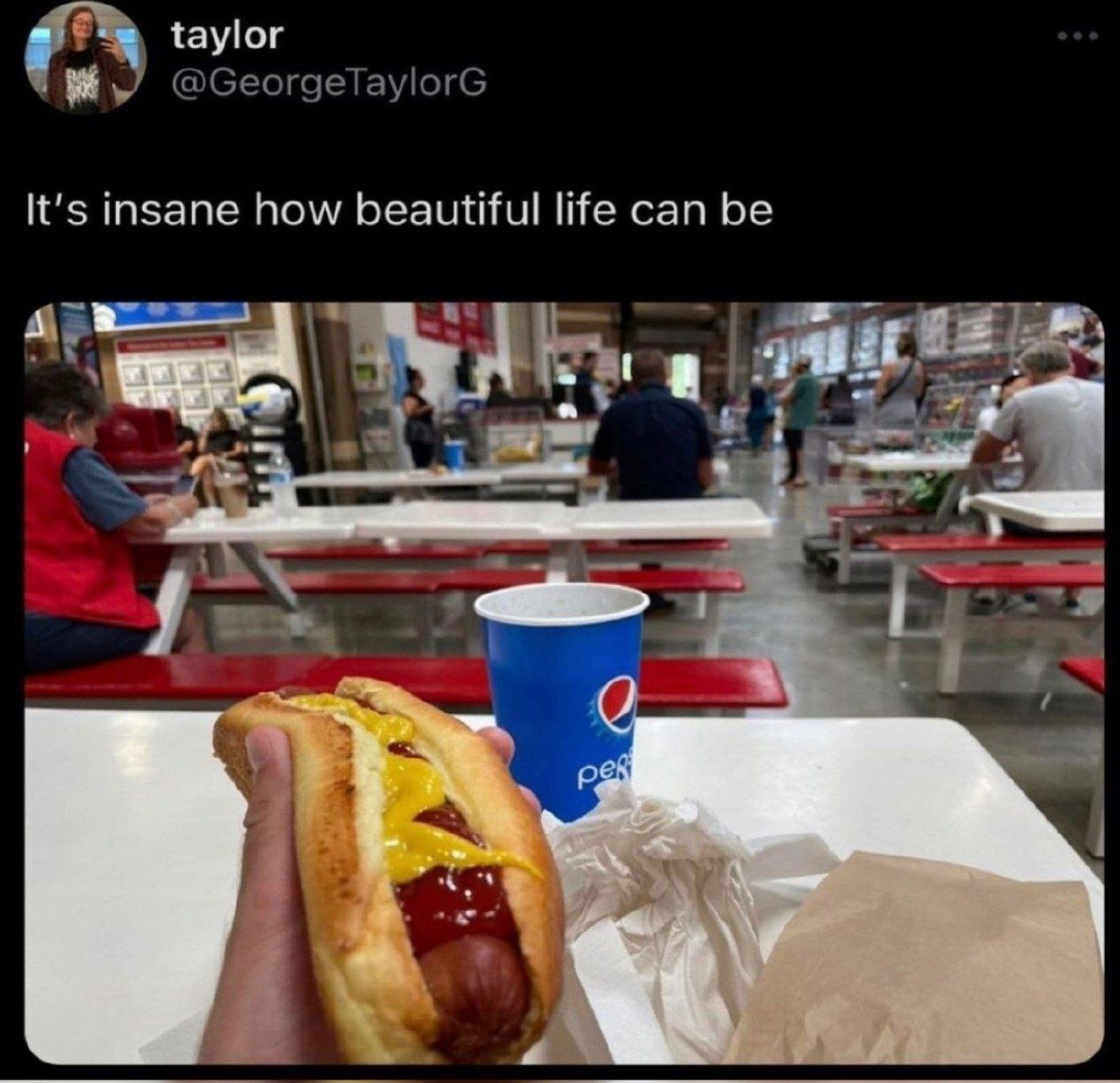 taylor @GeorgeTaylorG It's insane how beautiful life can be