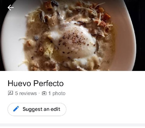 4% Huevo Perfecto 5 reviews 1 photo Suggest an edit