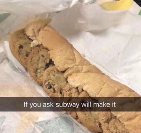 if you ask subway will make it