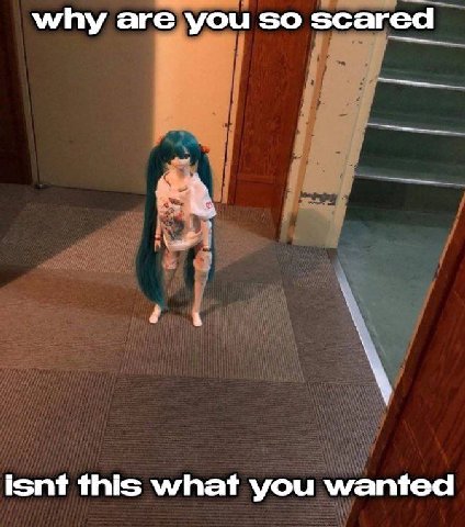 why are you so scared isnt this what you wanted