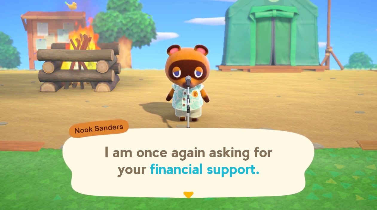once again asking for your financial support.