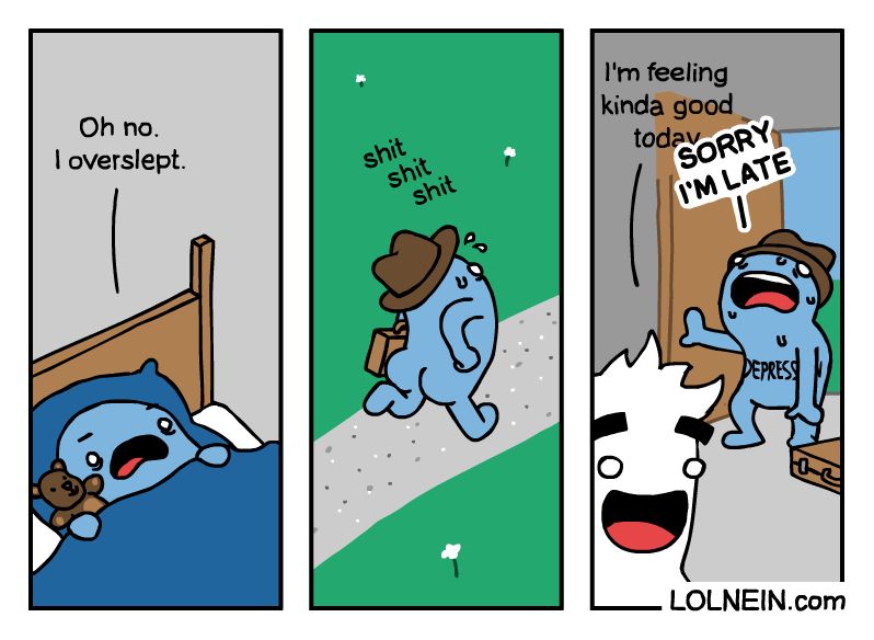 no. overslept. LOLNEIN.com