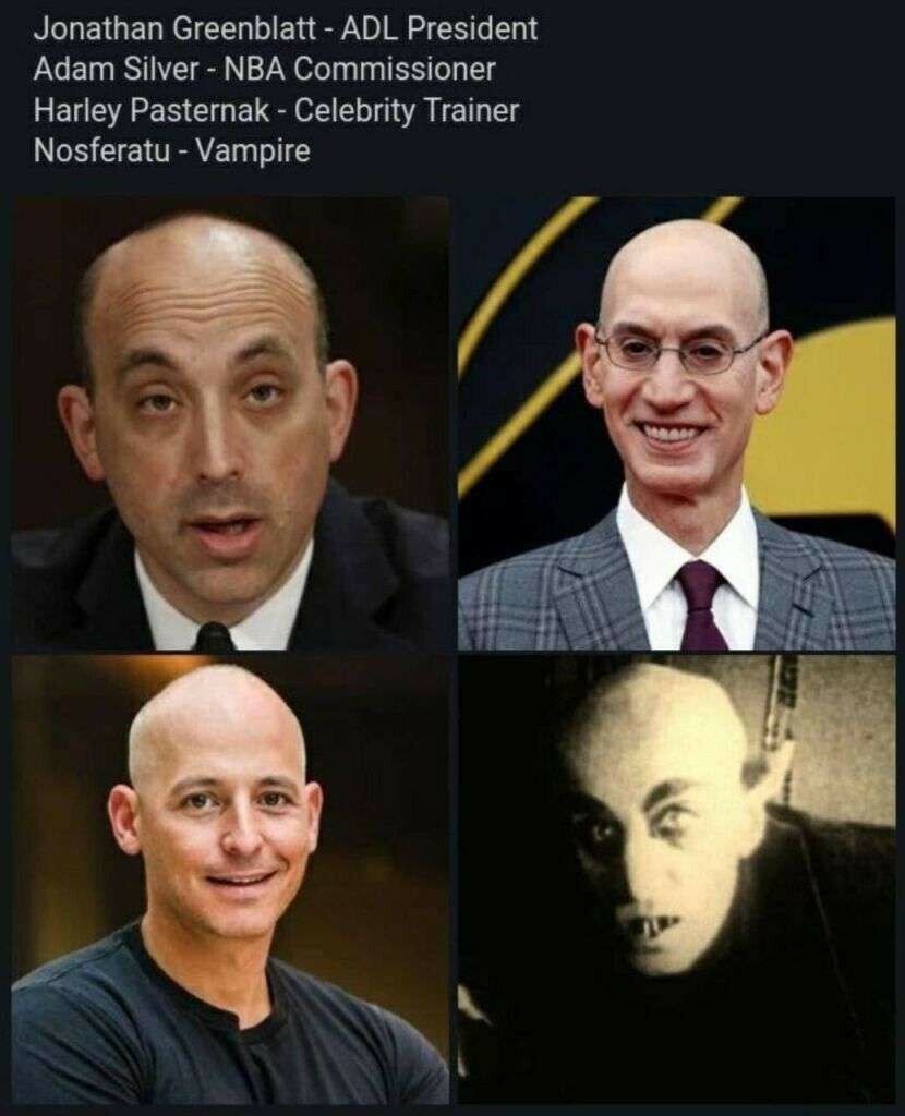Jonathan Greenblatt ADL President Adam Silver NBA Commissioner Harley Pasternak Celebrity Trainer Nosferatu Vampire 4 eet