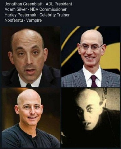 Jonathan Greenblatt ADL President Adam Silver NBA Commissioner Harley Pasternak Celebrity Trainer Nosferatu Vampire 4 eet