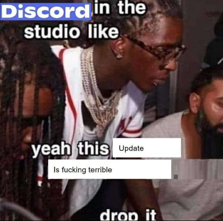 the studio like yeah Is fucking terrible it