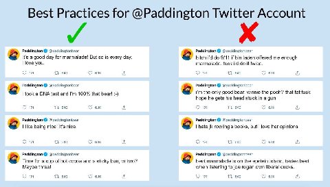 Best Practices for @Paddington Twitter Account Paddington @paddingtonbear Paddington @paddingtonbear It's а good day for marmalade! But so is every day. bitch 9/11 if bin laden offered me enough love 
