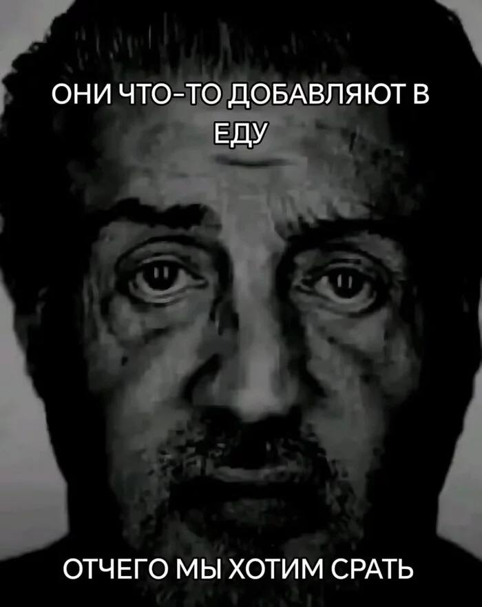 ОНИ ЧТО-ТО ДОБАВЛЯЮТ В ЕДУ ОТЧЕГО МЫ ХОТИМ СРАТЬ