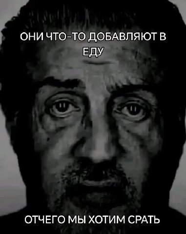 ОНИ ЧТО-ТО ДОБАВЛЯЮТ В ЕДУ ОТЧЕГО МЫ ХОТИМ СРАТЬ