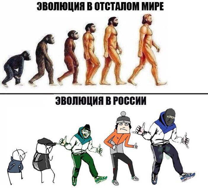 ЭВОЛЮЦИЯ В ОТСТАЛОМ ЭВОЛЮЦИЯ В РОССИИ 2